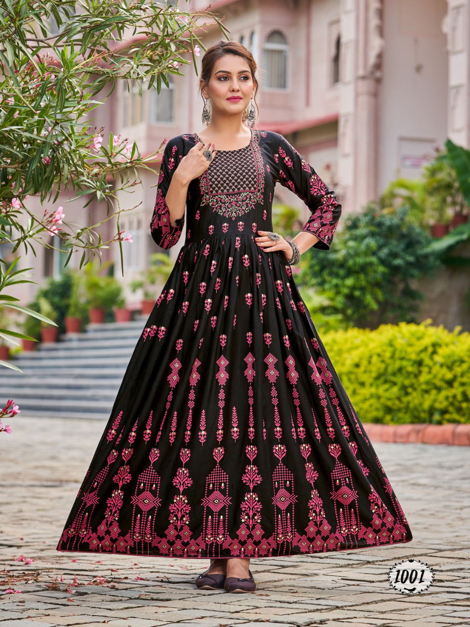 Banwery Flora Fancy Wear Wholesale Anarkali Kurti Collection